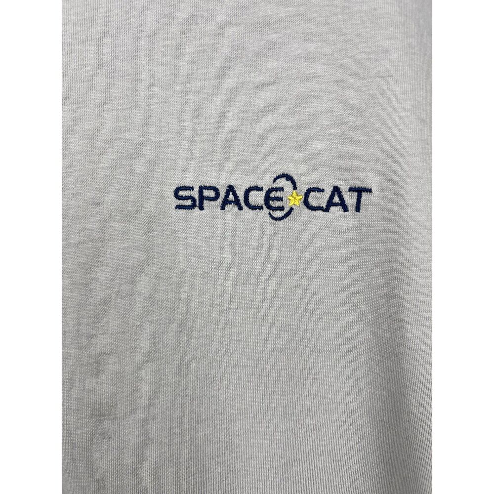 Space Cat T-Shirt Cat Lovers Perfect Gift Funny Cute Summer Gray NASA SZ XL:NWT - Picture 3 of 9